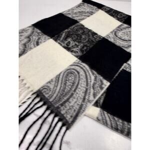 Preston of York Plaid Scarf Super Soft 70” Acrylic Women’s Cozy Warm